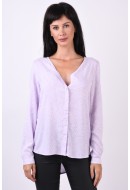 Camasa Dama Vila Vipaya V-Neck Lilac /White Dots
